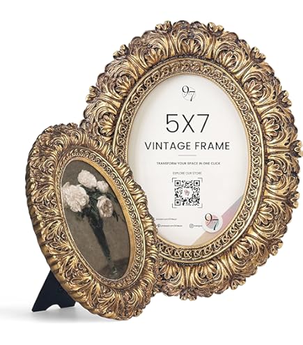 Amazon.com: 97 Decor Vintage Picture Frame 5x7 - Victorian Ornate