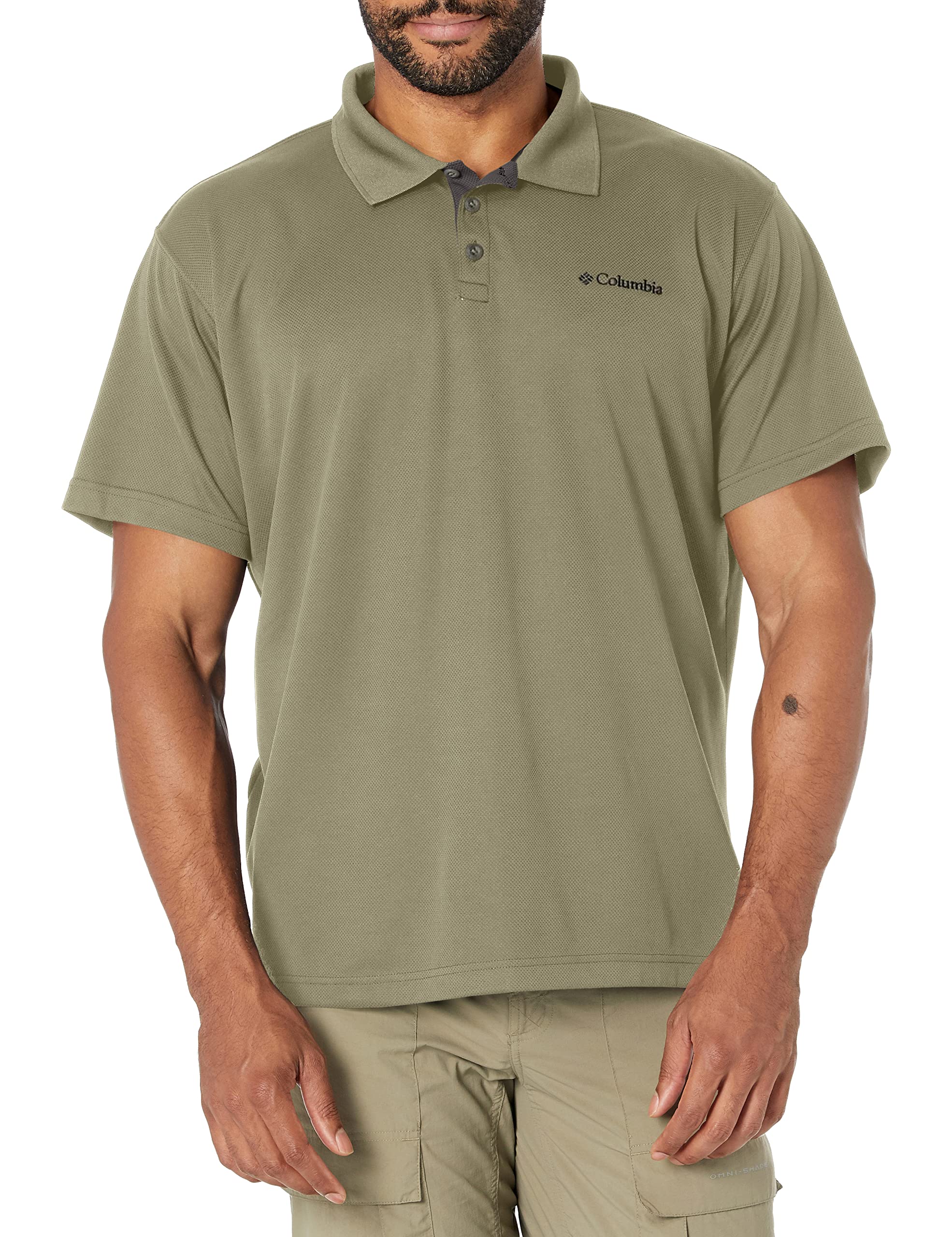 Columbia Men’s Utilizer Polo, Stone Green, X-Large