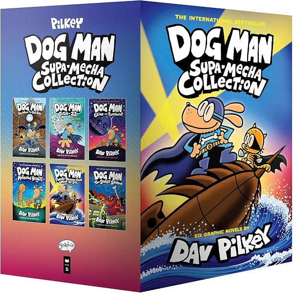 Dog Man Supa Deluxe Collection - Eight Graphic Novels: Dav Pilkey