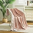 Templewet Heated Blanket Electric Throw 50" x 60" -Heated Throw Blanket with 4 Heating Levels & 3 Hours Auto Off,Machine Washable,ETL & FCC Certification,Over-Heat Protect（Candy Pink）