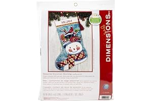 DIMENSIONS NEEDLEPOINT KIT SNOWMAN