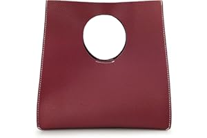 HOXIS Vintage Minimalist Style Soft Pu Leather Handbag Clutch Small Tote