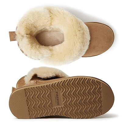 Foldover Boot Dearfoam Bootie Slippers Amazon Dearfoams Womens