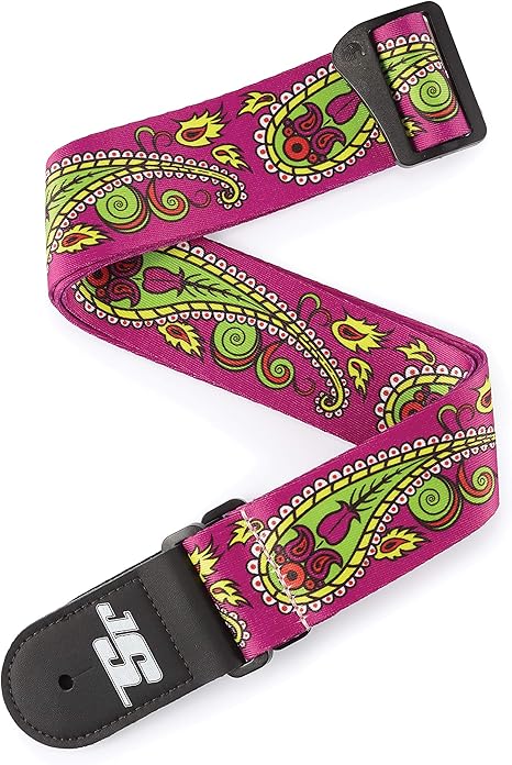 DAddario. Correa para guitarra Joe Satriani, Paisley Purple ...