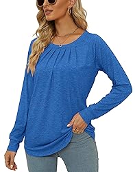 Womens Long Sleeve Tops Casual Loose Blouse Fashion