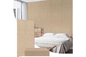 Olanglab Acoustic Wall Panels 10 Pack, 48 x 24 per Acoustic Panels Sound Absorbing, Decorative Sound Panels for Home Studio and Office, Khaki