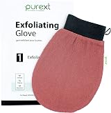 PureXT Exfoliating Glove Kessa Hammam Body Scrubber 250D Maroon view 2