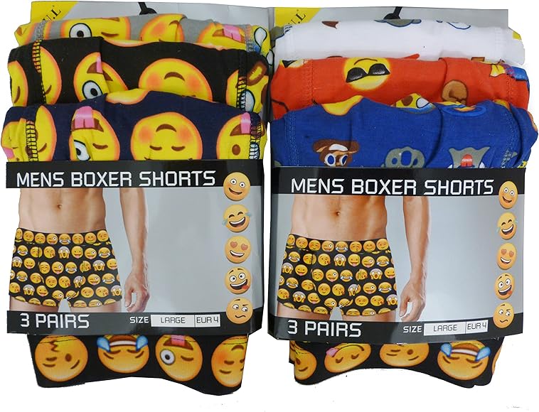 smiley face boxer shorts
