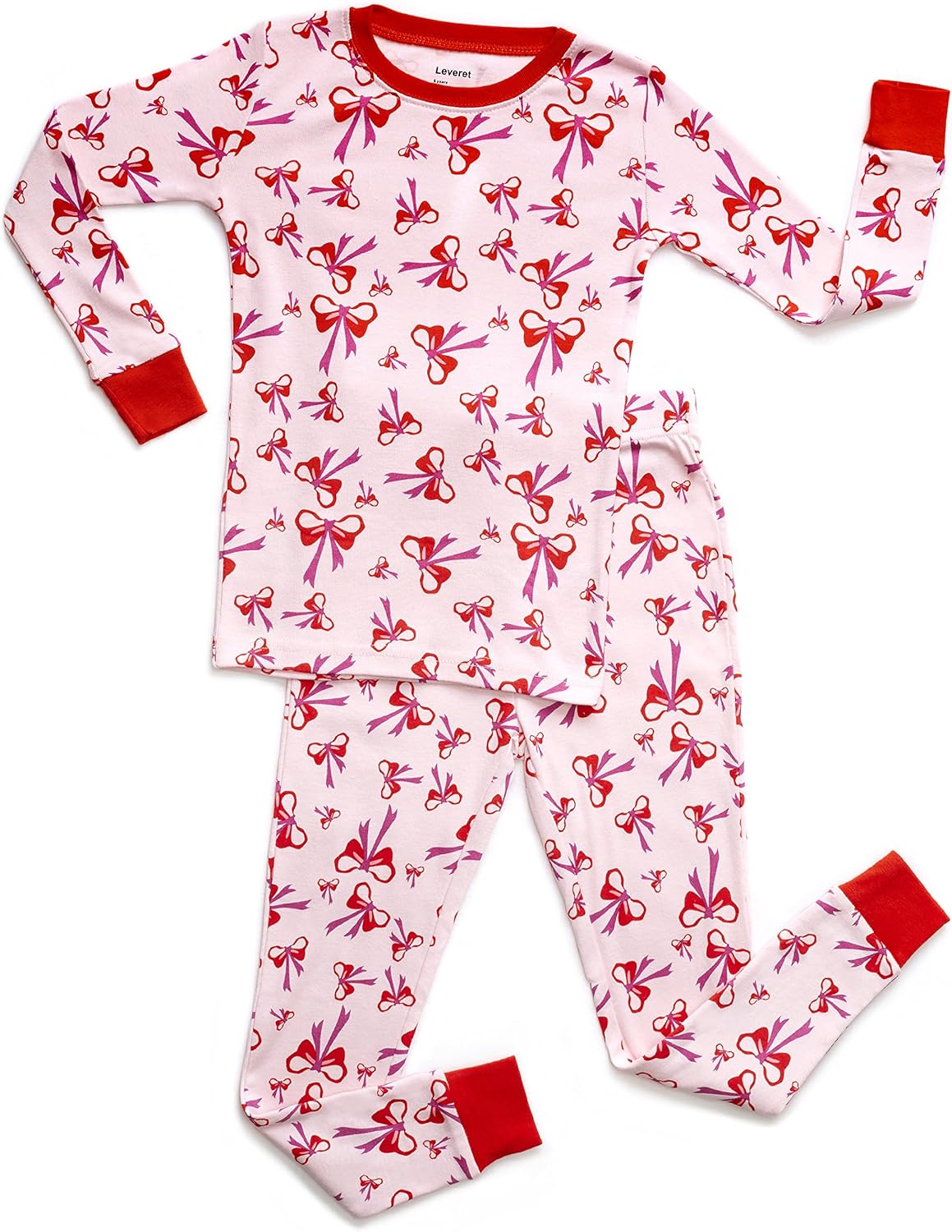 Leveret Kids & Toddler Pajamas Boys Girls 2 Piece Pjs Set