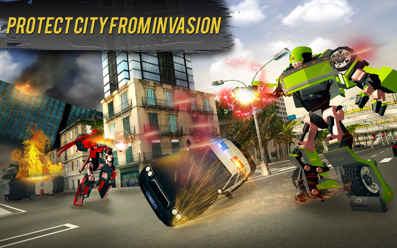 SUV Transformer: City Robot War - Car Robot Hero Adventure