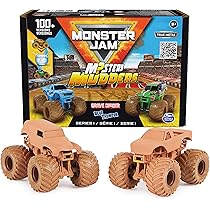 Monster Jam stunt playset with Megalodon die-cast truck