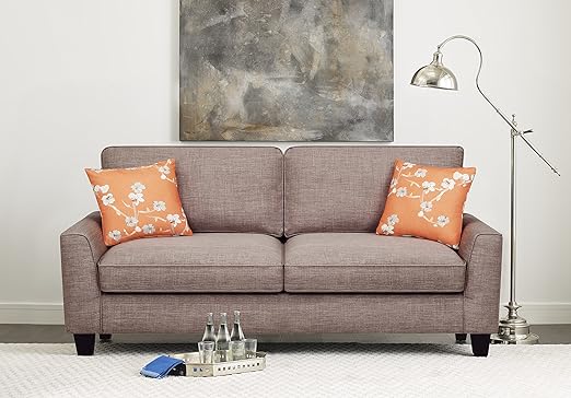 Amazon Com Serta Deep Seating Astoria 73 Sofa In Concord Tan