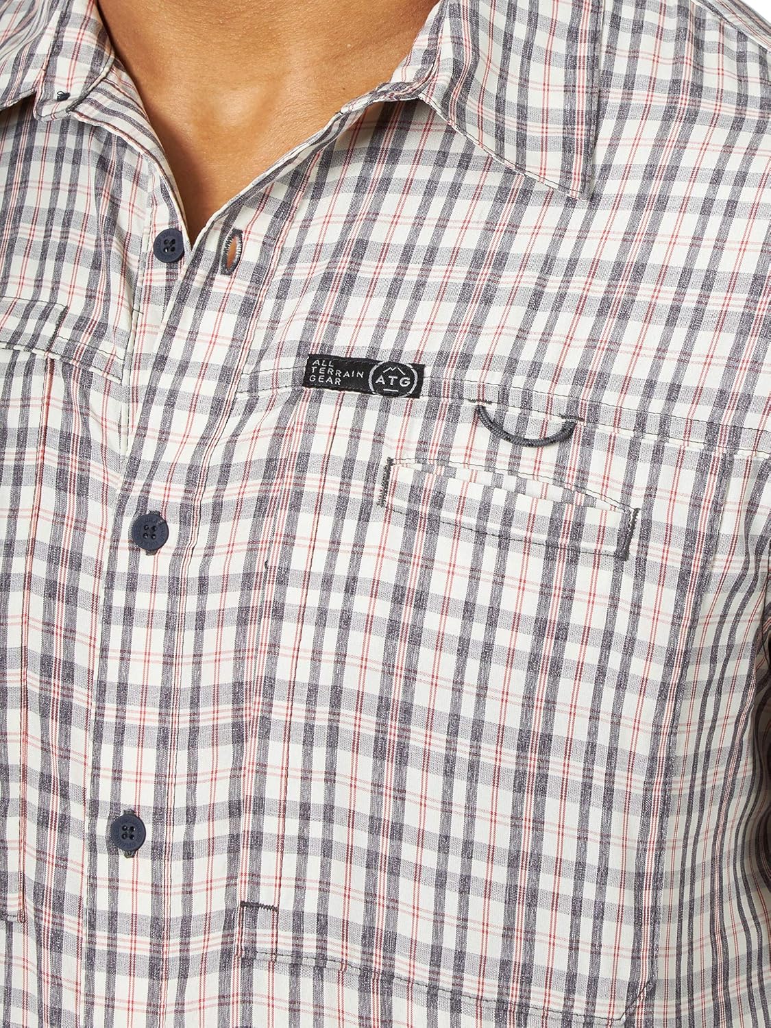 ATG by Wrangler Men's Long Sleeve Hike to Fish Shirt at  Men’s Clothing store