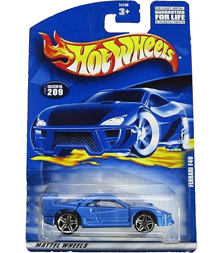 Hot Wheels FERRARI F40 メタリックグレー Hot Wheels Ferrari Racer FERRARI F40 SILVER diecast car