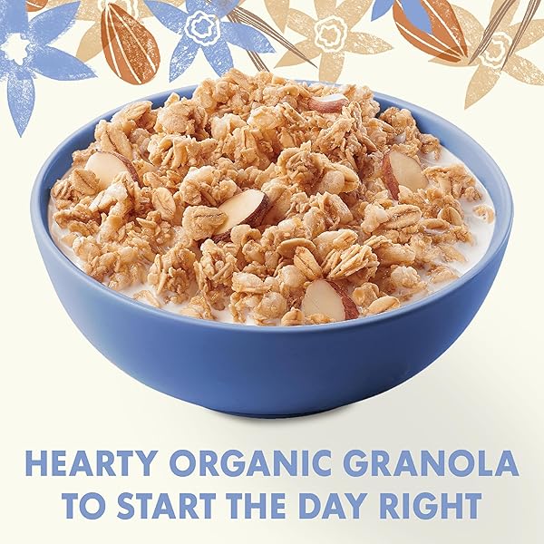 CASCADIAN FARM ORGANIC GRANOLA, FRENCH VANILLA ALMOND CEREAL, RESEALABLE POUCH, 11 OZ.