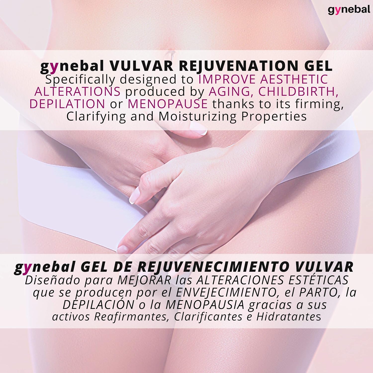 GYNEBAL Intimate Antiaging Serum for Relief VULVAR Dryness 30 ml, External Vaginal moisturiser Gel for Ladies in Menopause - Image 3