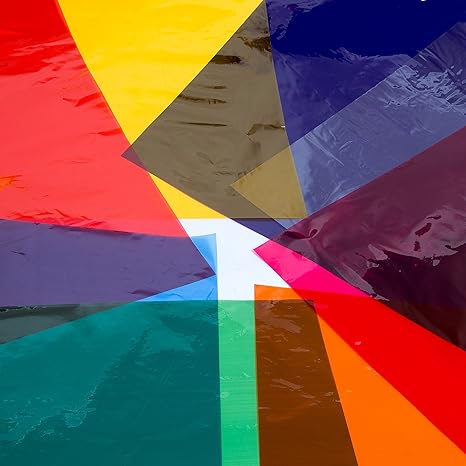 Transparentpapier DIN A4 104 Blatt, farblich sortiert in 8 Farben je 13 Blatt Faltblätter Drachenpapier bunt Bastelpapier Zel