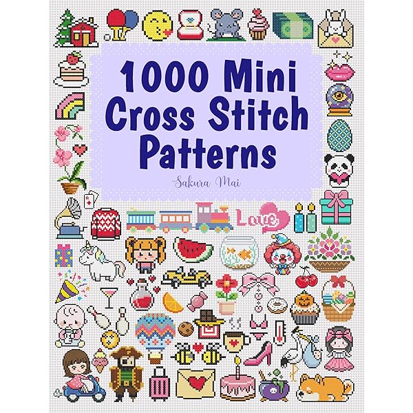 Amazon.com: Mega Mini Cross Stitch Vol.1,2,3,4+4p Deluxe Edition