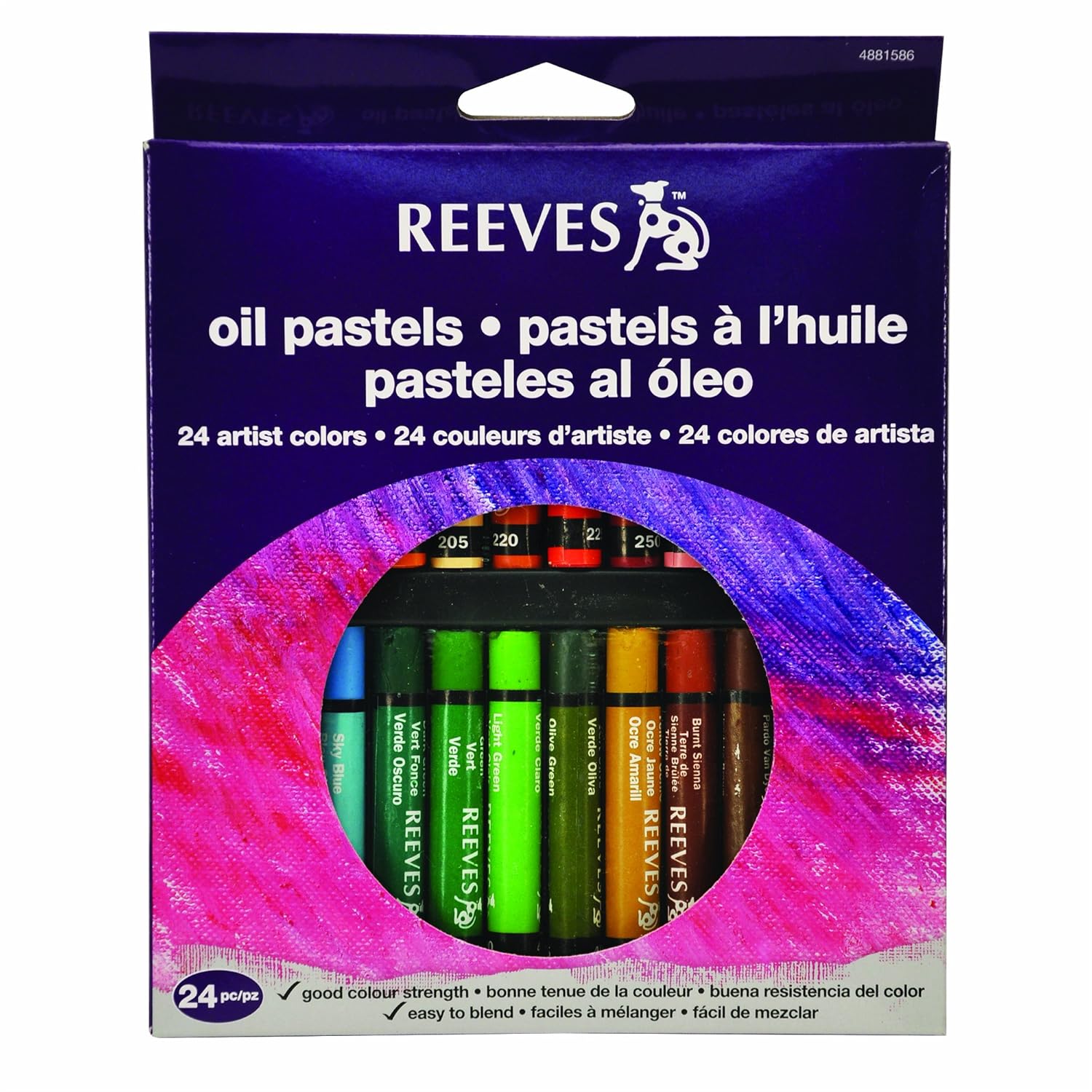 Reeves 24 Large Oil Pastels Amazon.co.uk Kitchen & Home