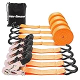Cartman 1,5" x 15' Padded Ratchet Tie Down 3000Lbs