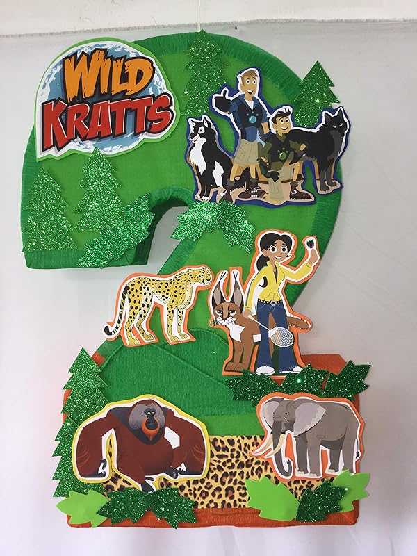 wild kratts number pinata, Wild kratts
