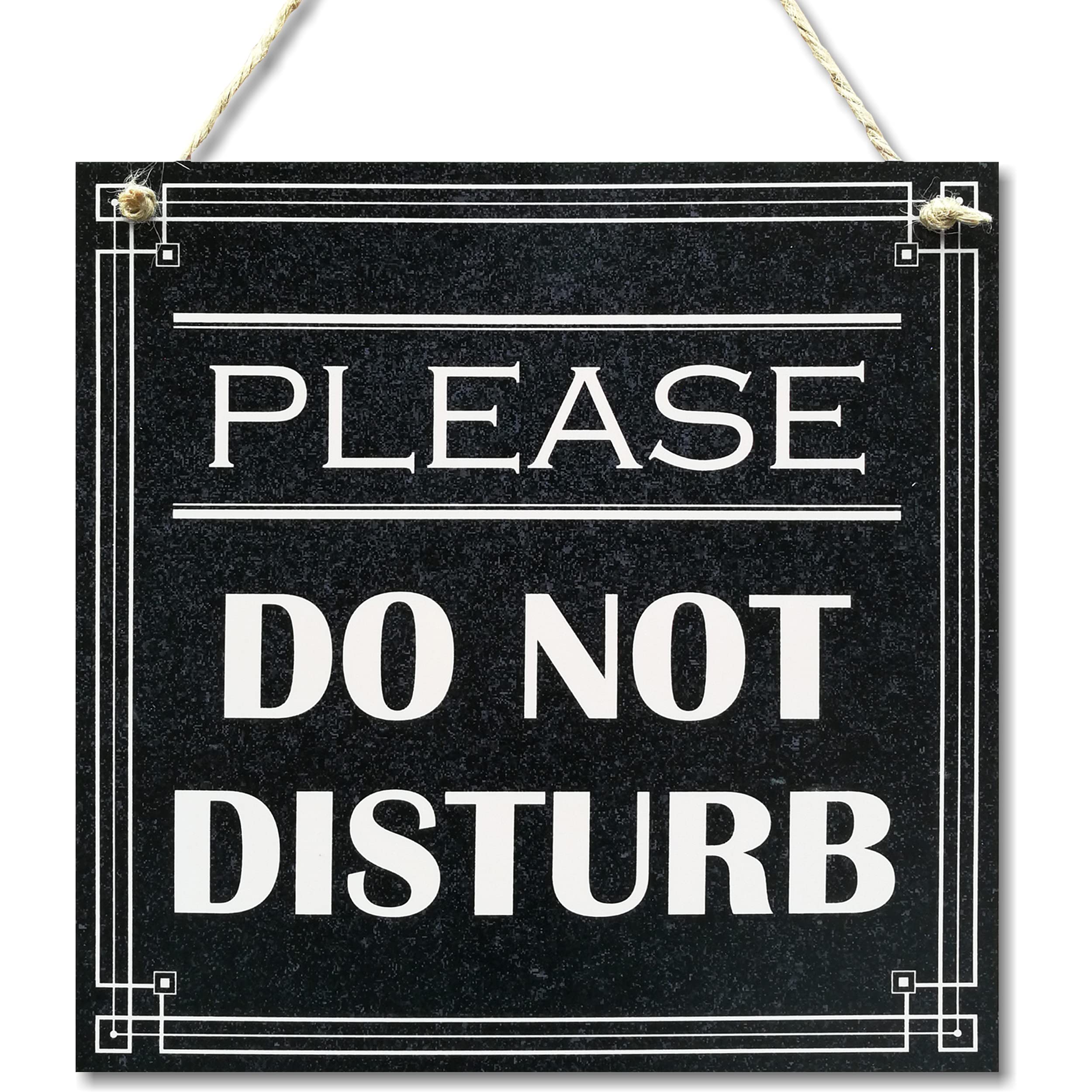 CARISPIBET Please don't disturb | practical informative sign, office, work place, hotel, stylish and simple 8" x 8"