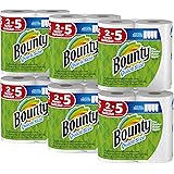 Bounty Quick-Size Paper Towels, White, Family Rolls, 12 Count