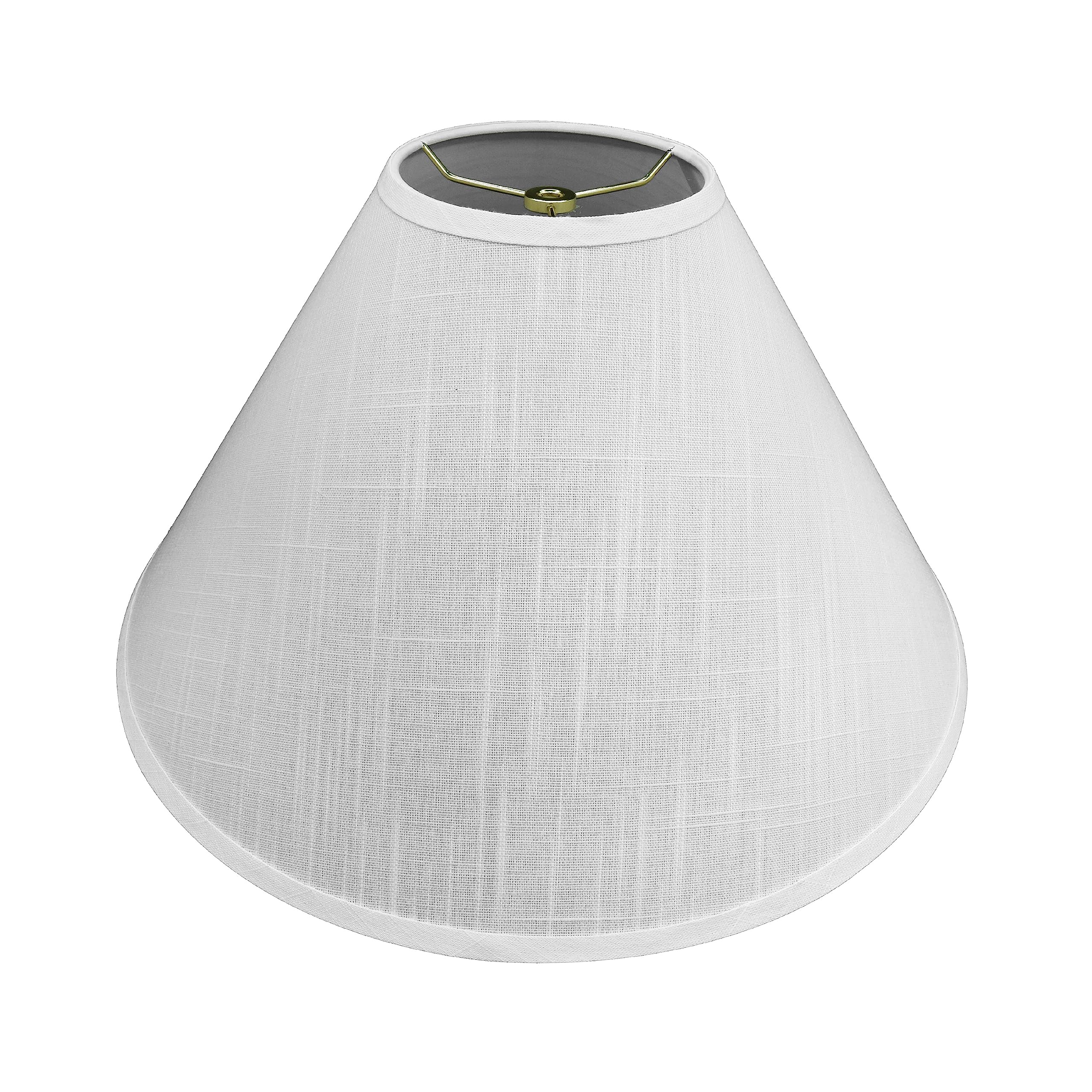 Photo 1 of Aspen Creative 32208A, Empire Spider Lamp Shade, Off White, 6" Top x 19" Bottom x 12" Slant Height