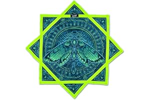 First Earth Flow Star - Dapo Star - Flow Toy Luna Moth (UV), 24" - Small