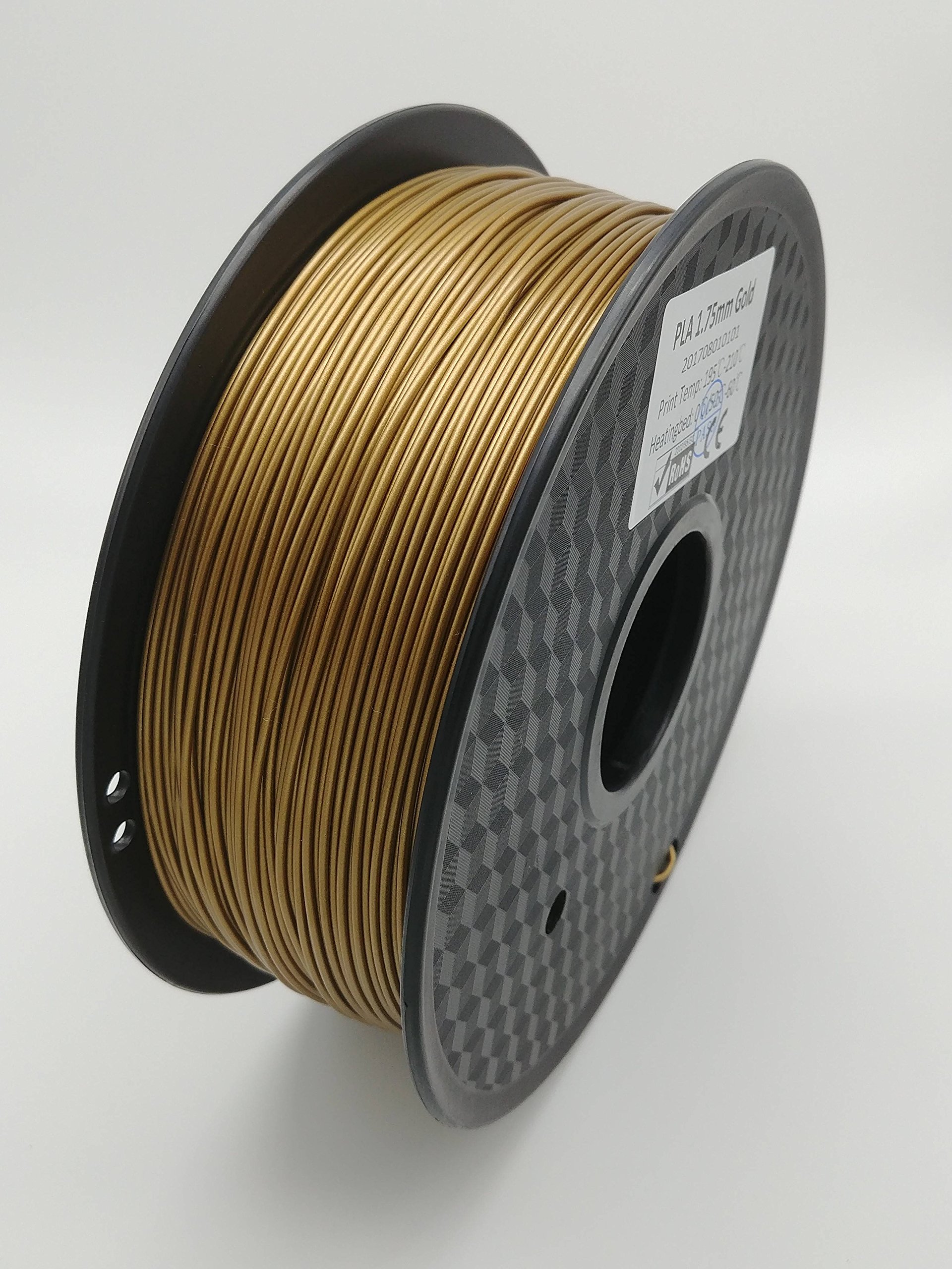 Infinity 3D PLA 1KG 1 75mm Gold 3D Printing Filament 0 03 Accuracy 