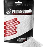 Primo Chalk Resealable Bag: Loose Chalk for Weightlifting, Rock Climbing, &amp; Gymnastics, Made in The USA, Chalk Ball Refill for Superior Grip