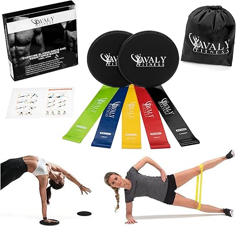 Avaly Fitness - Discos deslizantes profesionales y 5 bandas de ...