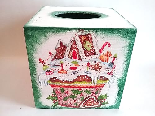 Amazon Com Christmas Gift Ideas Napkin Holder Tissue Box Cover