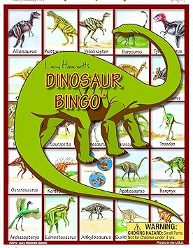 Dinosaur Bingo Board Game