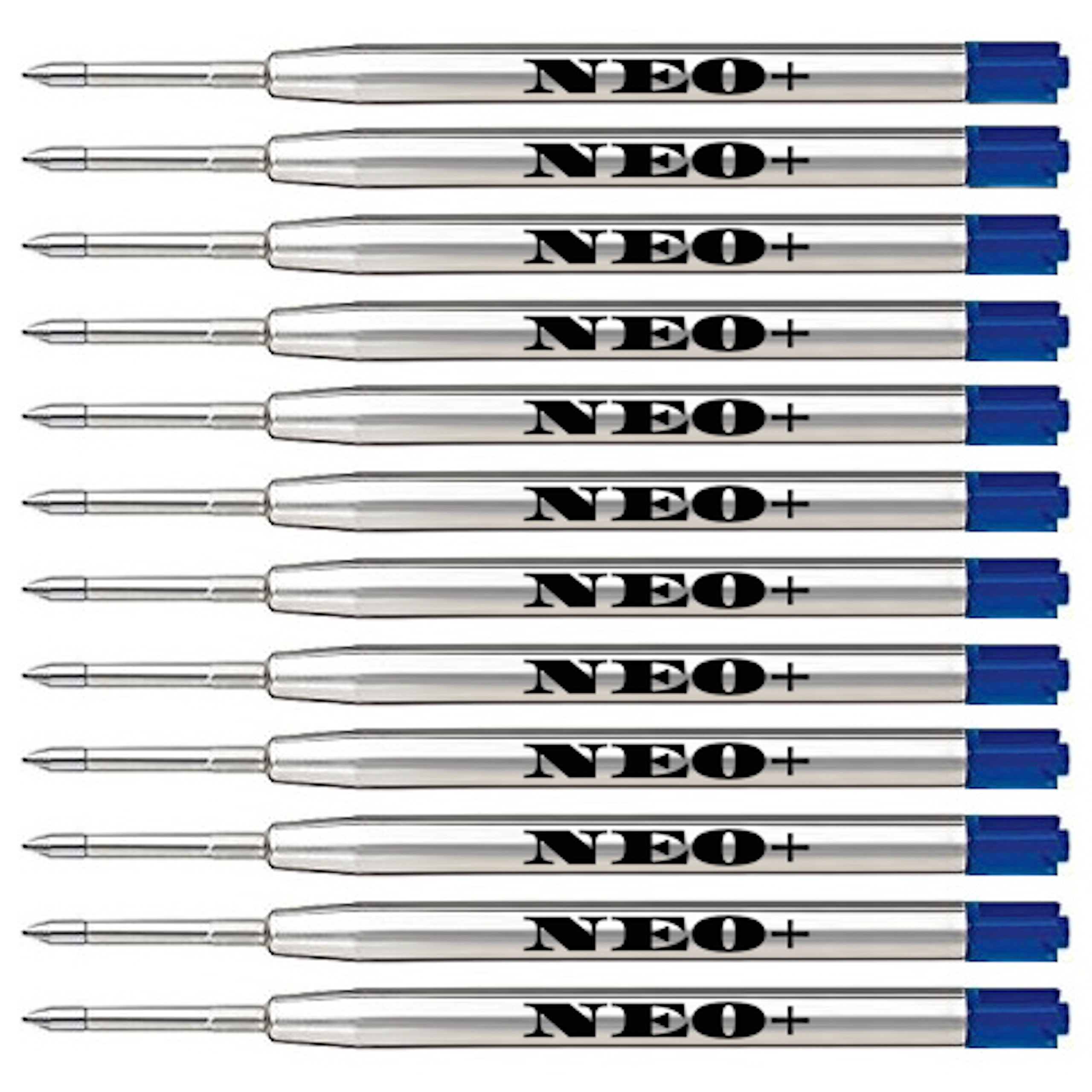 Ballpoint Pen Refills, Medium Point. Compatible with Parker Ball Pen. G2 Style Refill (12 x Blue Ink)