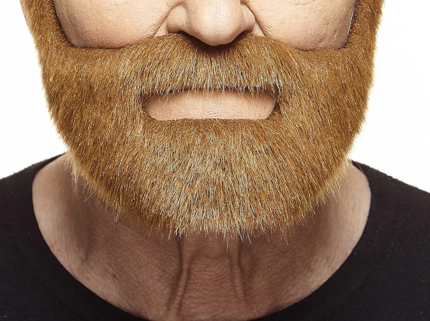 Mustaches Self Adhesive, Novelty, Nobleman Fake Beard, False Facial Hair, Costume Accessory for Adults