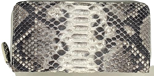 Amazon ロダニア 財布 メンズ 長財布 ラウンドファスナー ヘビ革 本革 パイソン さいふ Oku6754nal ブランド 蛇皮 ナチュラル 財布