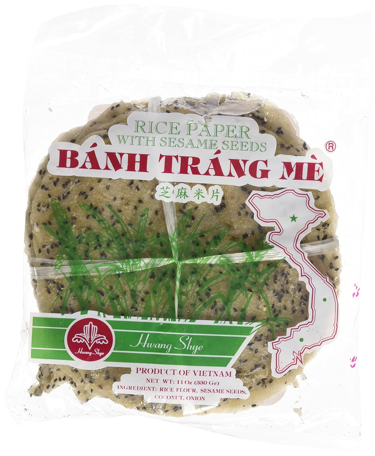 Hwang Shye Sesame Seed Rice Paper Grocery & Gourmet Food