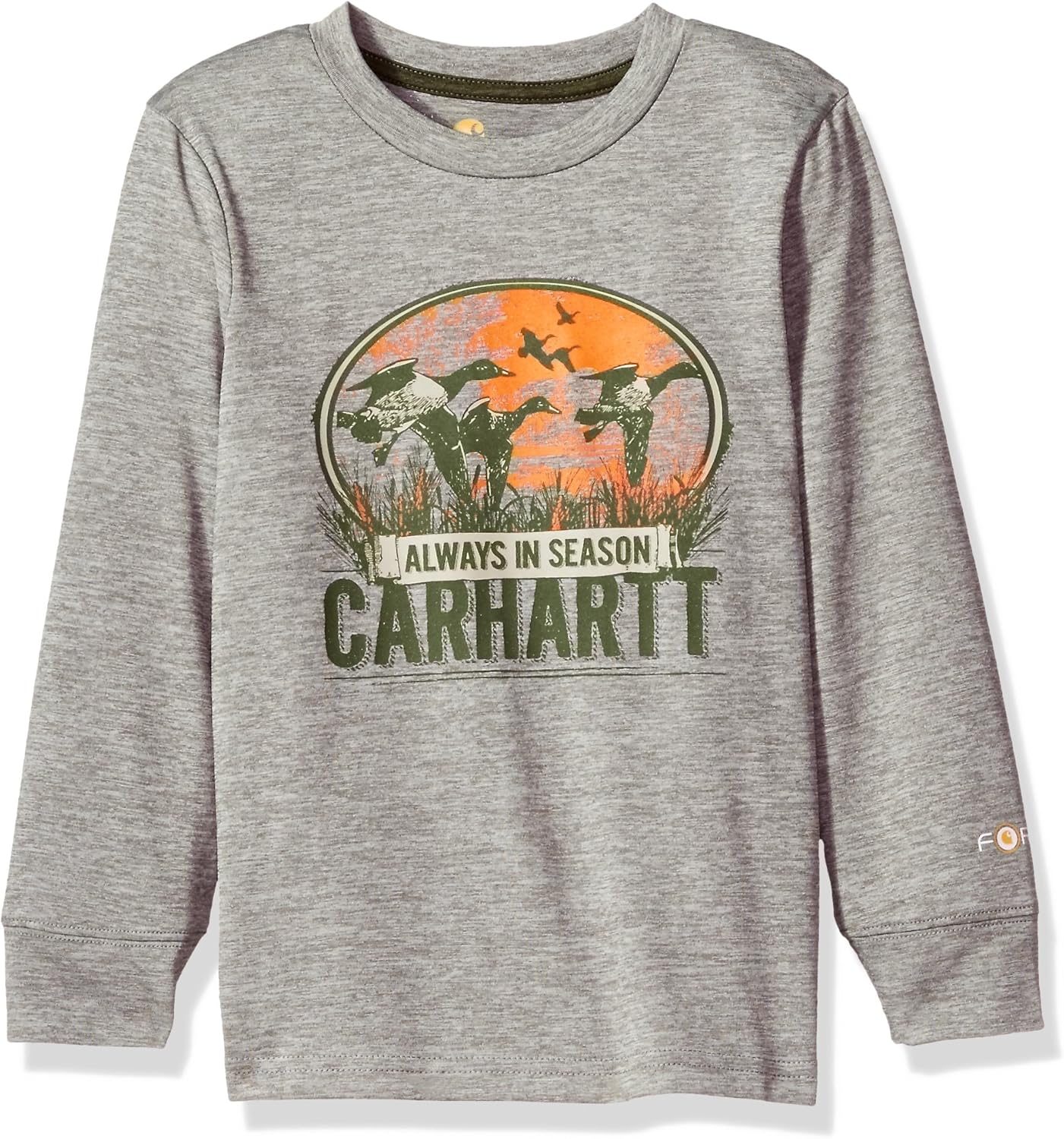 Carhartt Boys' Long Sleeve Force Tee Shirt: Clothing