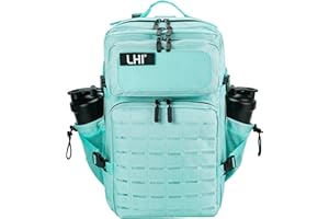 LHI Tactical Military Backpack for Men 25L/45L Large Molle Army Assault Pack 3 Day Hiking Rucksack With Bottle Holder