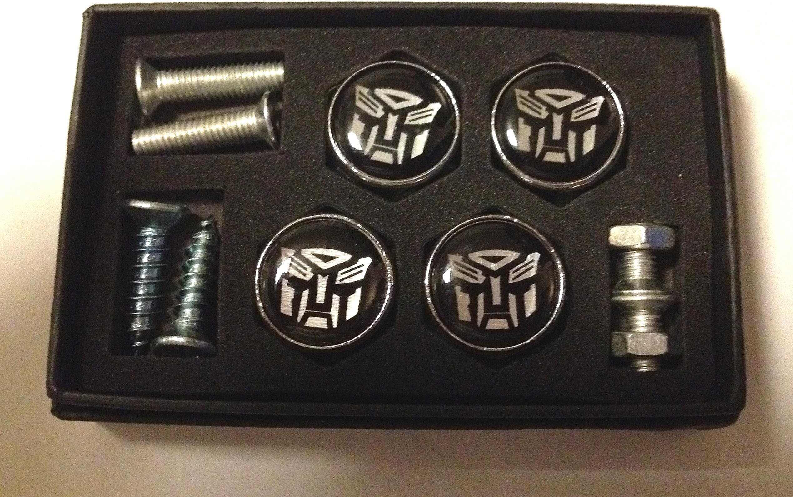 Transformer Auto-Robot License Plate Frame Bolts Screws