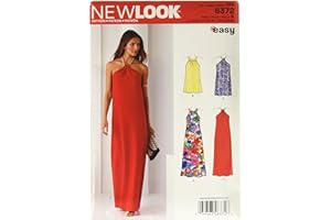 New Look 6372 Misses' Dresses Each in Two Lengths Sewing Kit, Size A (6-8-10-12-14-16-18)
