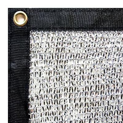 40% Aluminet Shade Net+10pcs Bungee Cords 12x12