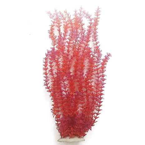 Amazon Com Lantian Tall Aquarium Plastic Plants Natural Fish