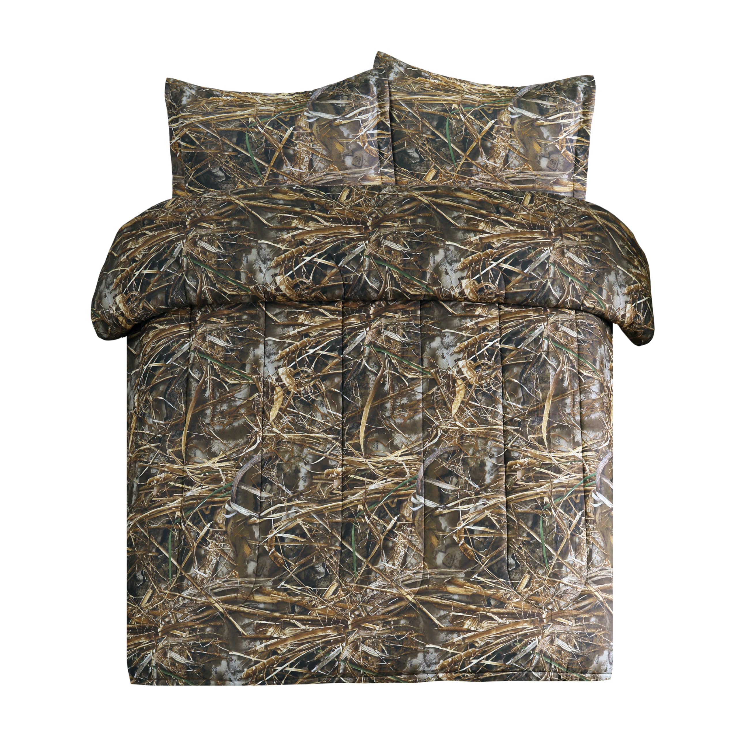 VISI-ONE Realtree Max-7 Camo Twin 2 Piece Comforter Set – Unisex Rustic Farmhouse Style Bedding for RV, Camping & Adventure, Unisex with Universal Appeal for Cabin, Lodge, Forest & Modern Spaces Image VISI-ONE Realtree Max-7 Camo Twin 2 Piece Comforter Set – Unisex Rustic Farmhouse Style Bedding for RV, Camping & Adventure, Unisex with Universal Appeal for Cabin, Lodge, Forest & Modern Spaces Image
