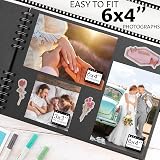 Bstorify Large Scrapbook Photo Album 80 Pages 28x20 cm with 174 Scrap Supplies view 5