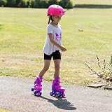 Xootz Kids Quad Skates Beginner Adjustable Purple Sizes 9-12 view 2