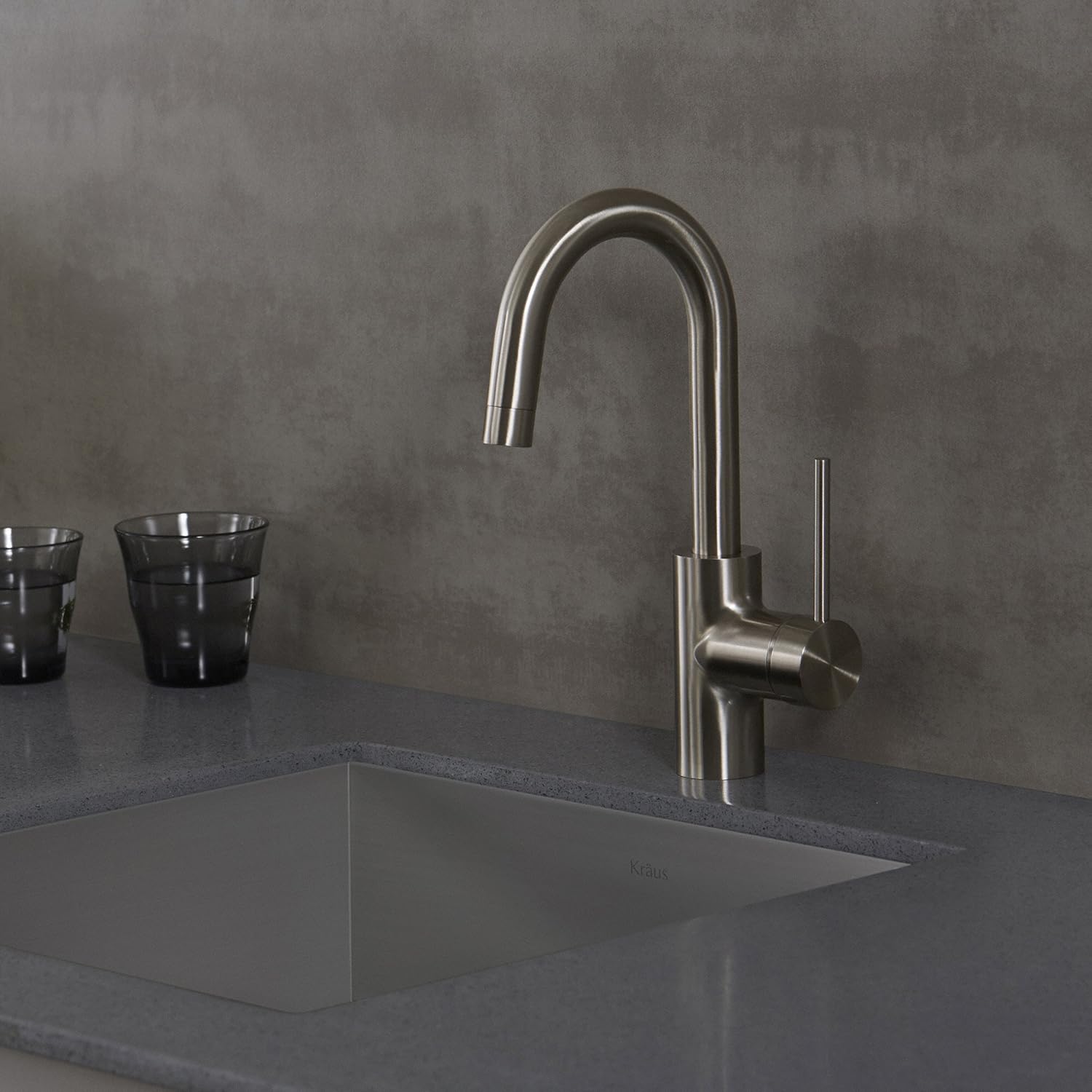 Kraus KPF-2600SFS Oletto Kitchen Faucet, 12.25 inch, Spot Free Stainless Steel - - 