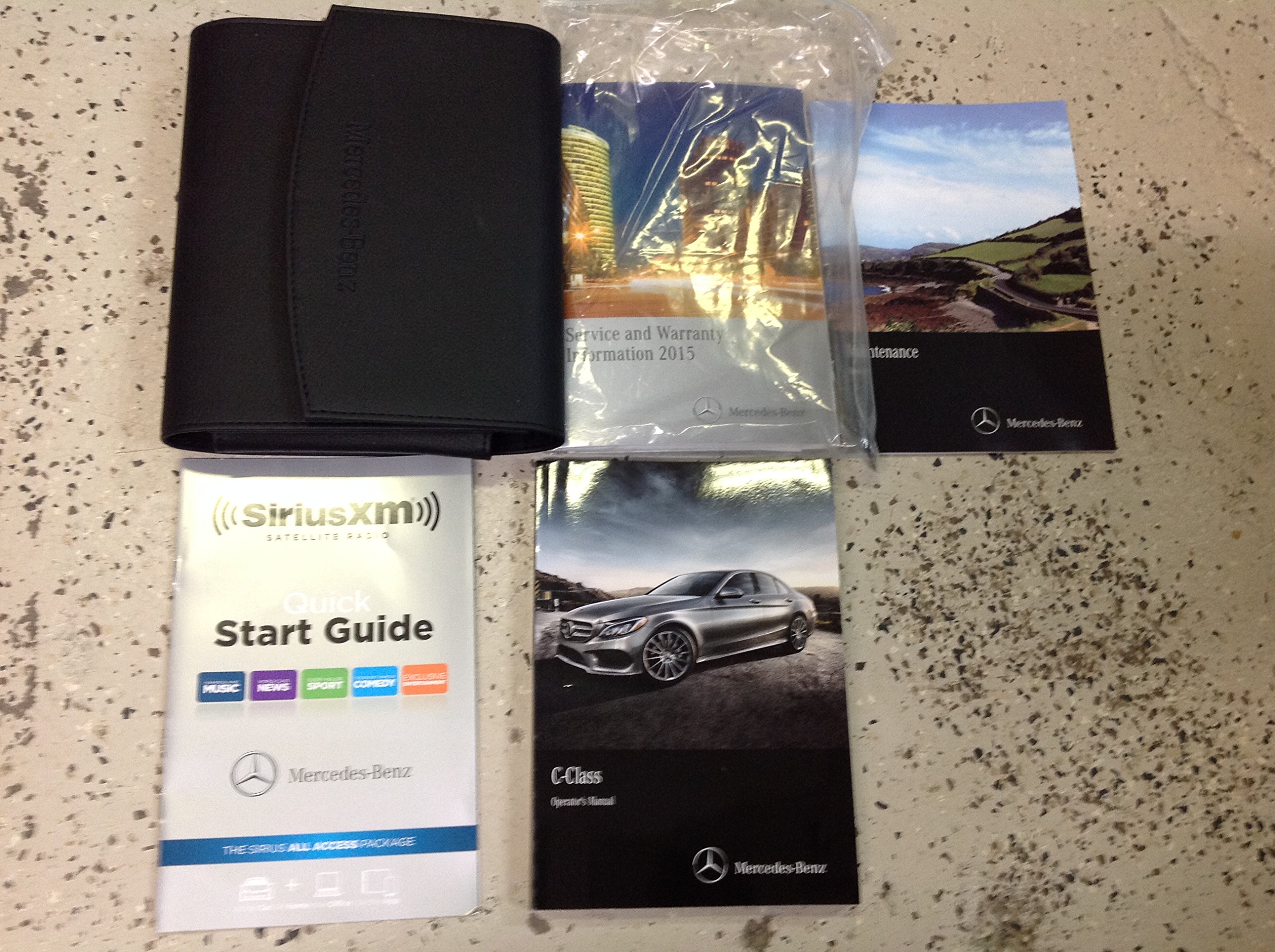 2015 MERCEDES BENZ C CLASS MODELS Owners Operators Manual SET Factory OEM  Book Paperback – 2015