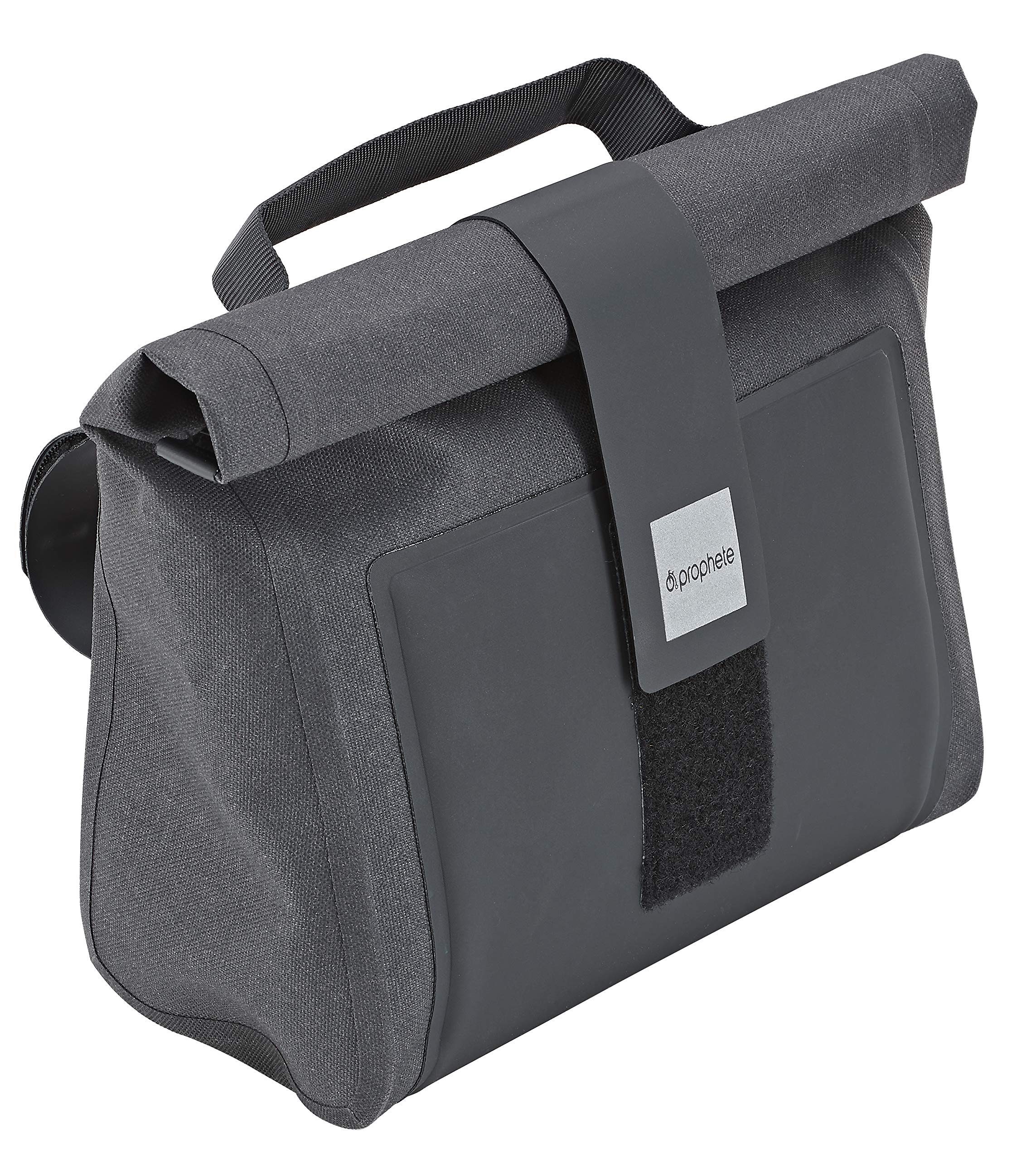 Prophete Unisex – Adult Handlebar Bag Outdoor Bag, Black, Plain